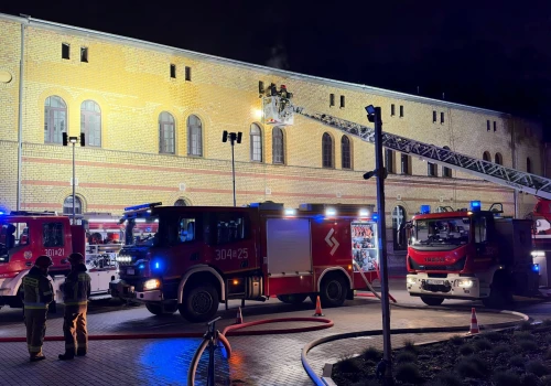 Pożar w budynku miejskiej spółki. Gdańskie Wodociągi uspokajają