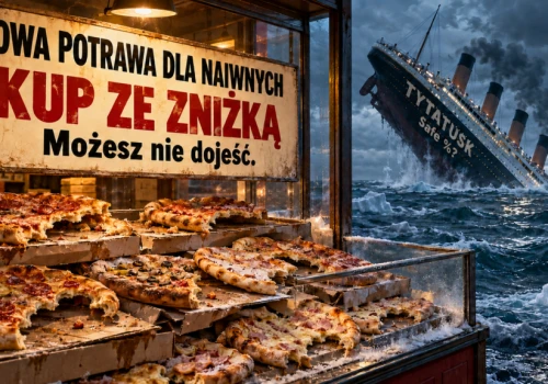 Titanic i zamarznięta pizza – felieton polityczny Tomasza Trzcińskiego