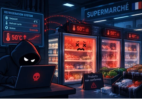 Cyberatak na supermarkety we Francji. Hakerzy zamienili chłodnie w piekarniki