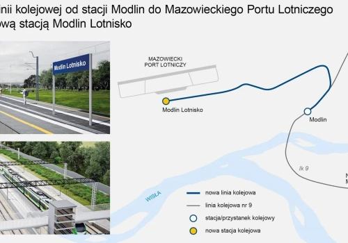 Skanska bliżej kontraktu na połączenie kolejowe do Lotniska Modlin