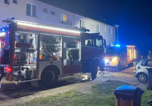 Nocny pożar w Ciechocinie. Ewakuacja 11 osób