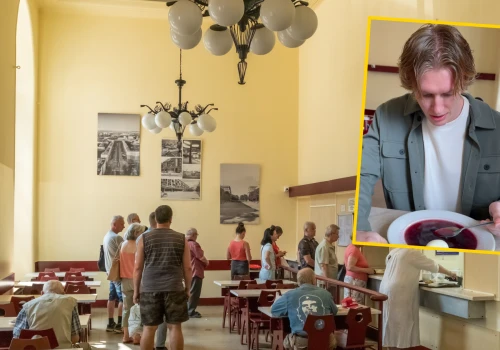 Niemiec zamówił barszcz w barze mlecznym. 