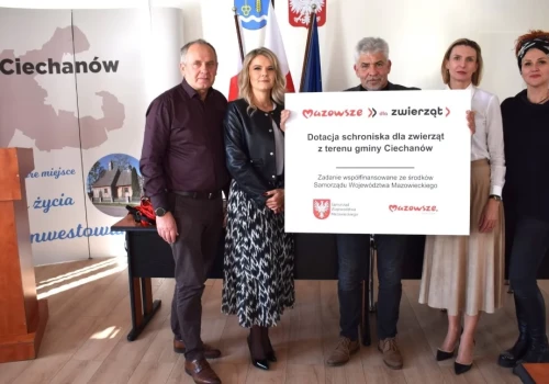 Znaczące wsparcie dla schroniska w Pawłowie od gminy Ciechanów