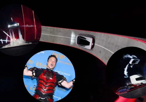 Musk zaprezentował latający samochód i wszystkim trochę opadły szczęki