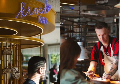 Do nowego lokalu Przemysława Klimy po chleb i na śniadanie. KIOSK serwuje je do godz. 14.30 MENU