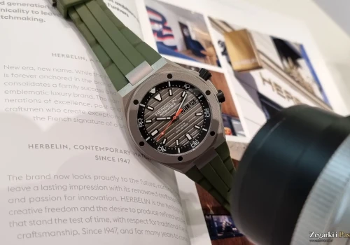 Prezentujemy: Herbelin Cap Camarat Diver Automatic Titanium. Wygoda użytkowania i sportowa stylistyka
