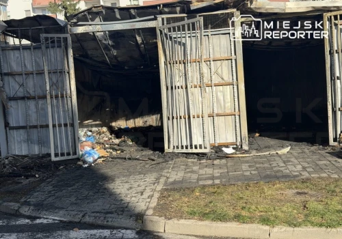 Makabryczne odkrycie w trakcie pożaru altany. Wewnątrz zwęglone ciało człowieka