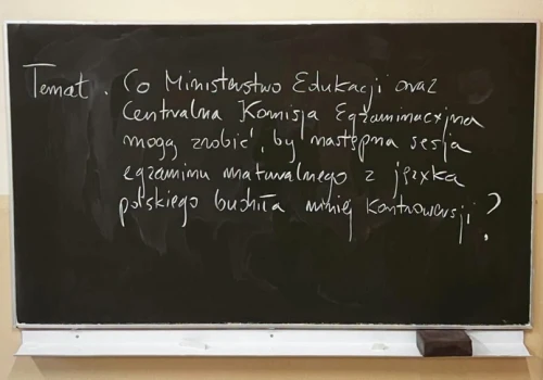 Co MEN oraz CKE mogą zrobić, by następna sesja egzaminu maturalnego z języka polskiego budziła mniej kontrowersji? Rekomendacje polonistów