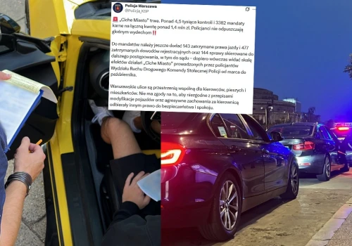 Warszawa: policja podsumowuje walkę z pierdzącymi wydechami, w pół roku wystawiono mandatów na 1,4 mln zł