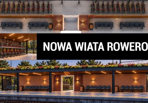 Dwupoziomowy parking na 50 rowerów w Złotowie