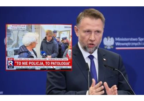 Kierwiński uderza w TV Republikę. "Wulgarnie obraża policjantów"