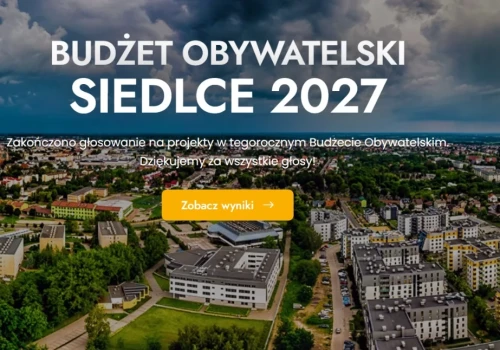 Budżet Obywatelski Siedlec. Znamy wyniki głosowania. Mieszkańcy wybrali projekty