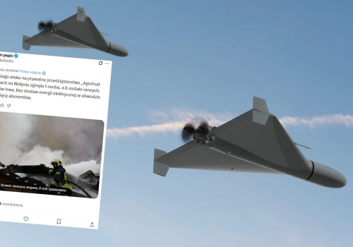 Polski zakład na Wołyniu trafiony dronami. Są ofiary