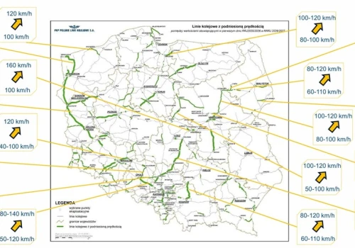 PKP PLK: Pociągi pojadą szybciej po 3 tys. km torów. M. in. ze Szczecina do Wrocławia