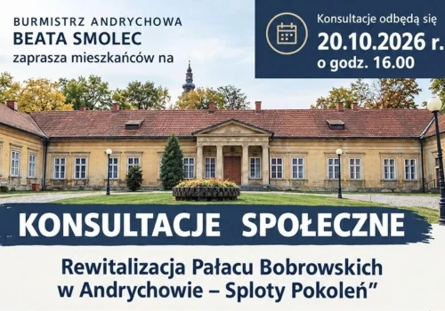 Konsultacje w sprawie rewitalizacji pałacu w Andrychowie