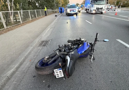 Tragedia w Warszawie. Nie żyje 21-letni motocyklista