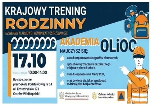 Jak reagować na alarmy i zadbać o bezpieczeństwo rodziny? W sobotę warsztaty