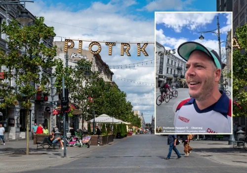 Szwed przyjechał do Łodzi. 