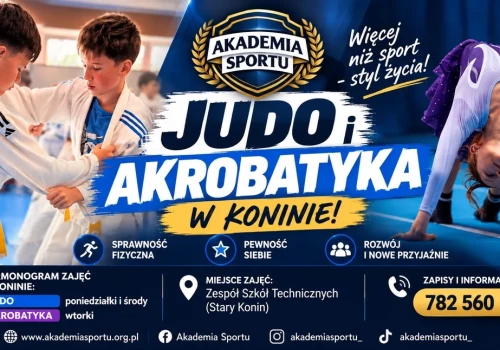 Judo i akrobatyka w Koninie! Akademia Sportu stawia na rozwój dzieci i młodzieży