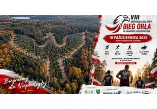 Bieg Orła w Grabowie Parchowskim. Biegi, kijki i rajd konny w niedzielę