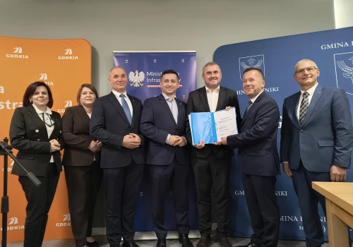 Wizyta wiceministra infrastruktury Stanisława Bukowca w Rudnikach – będzie bezpieczniej na DK 43 (zdjęcia)