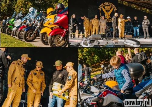 Motocyklowy finał sezonu z pomocą dla strażaków. OSP otrzymały sprzęt ratowniczy