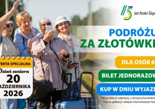 Pociągiem za złotówkę! Koleje Śląskie przygotowały specjalną ofertę