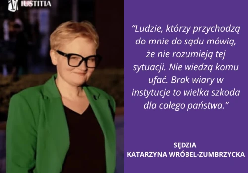 Sędzia Katarzyna Wróbel-Zumbrzycka w TVN24