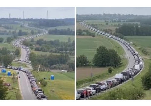 Ukraińcy uciekają do Polski. Nawet 40 godzin czekania na granicy