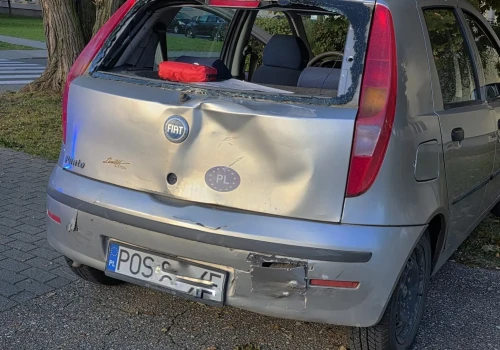 Zderzenie Punta i dostawczego z mięsem