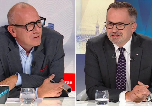 Spięcie w programie Polsat News. 