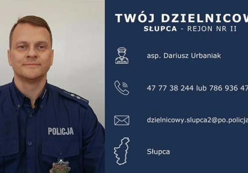 Dariusz Urbaniak nowym dzielnicowym w Słupcy