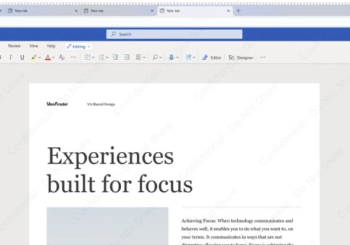 Microsoft wprowadza znak wodny. Aktywuje się przy poufnych danych