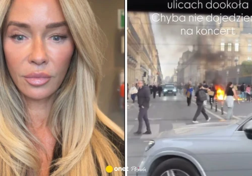 Joanna Przetakiewicz wśród protestów w Paryżu. Pokazała nagrania