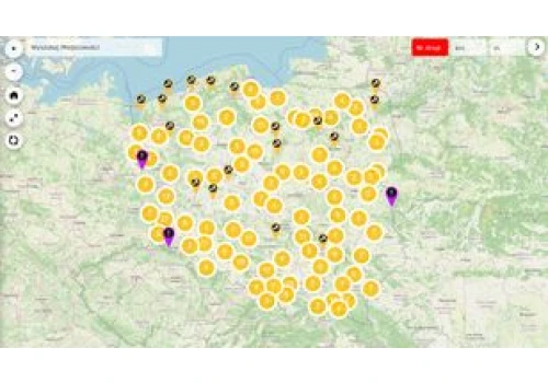 Mapa informacji drogowej. Sprawdź korki i utrudnienia