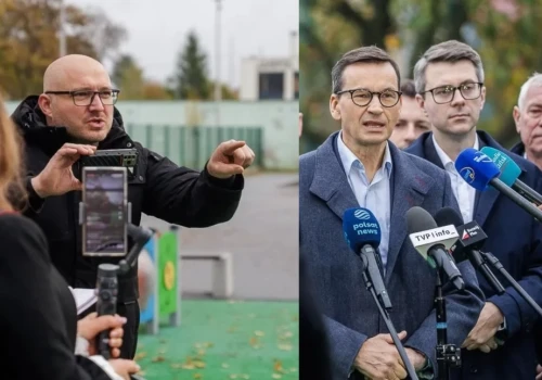 Czyją jest pan marionetką? Mateusz Morawiecki pod gradem trudnych pytań w Chojnicach