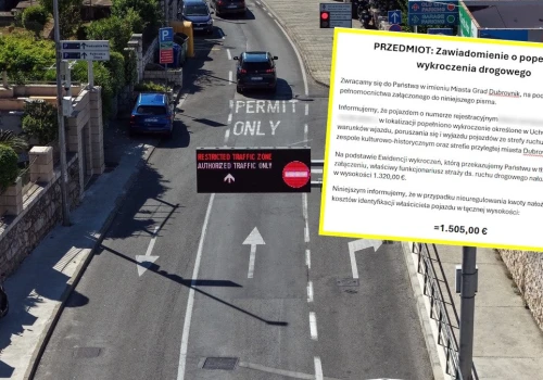 6000 zł kary za wjazd. Polacy dostają listy po wakacjach w Chorwacji