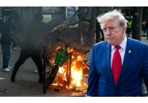 Trump wzywa władze Francji. "Zamknijcie granice"