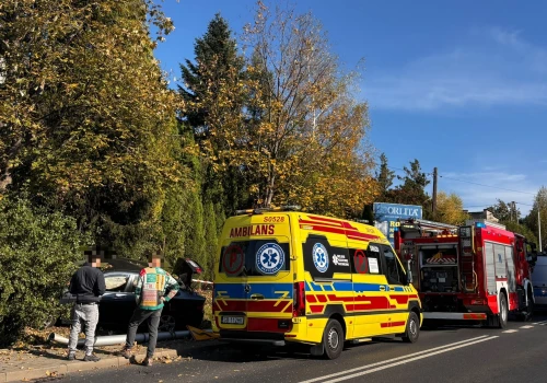 Zdarzenie drogowe na ul. Krakowskiej w Bielsku-Białej. Ruch wahadłowy i dziecko w szpitalu