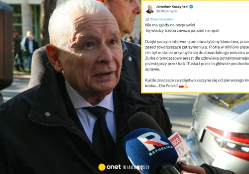 Jarosław Kaczyński zabrał głos po decyzji sądu w sprawie Piotra W. "Dzięki naszym interwencjom"