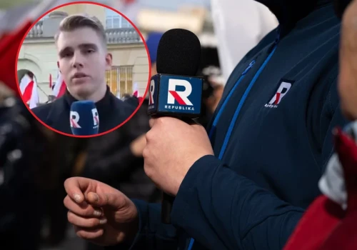 TV Republika przeszła samą siebie. Reporter nagle rzucił te słowa