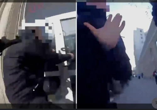 Policja publikuje dwa nagrania po zatrzymaniu mężczyzny na Marszałkowskiej