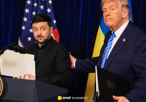 Wołodymyr Zełenski oskarża USA. 