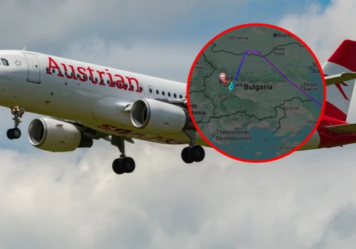 Alarm bombowy na pokładzie samolotu do Wiednia. Piloci nadali kod 7700