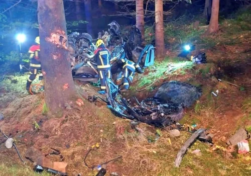 Koszmarny wypadek pomiędzy Świeradowem i Szklarską Porębą. Nie żyją dwie młode osoby