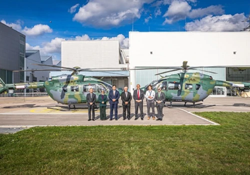 Pierwsze śmigłowce Airbus H145M dla Brunei wychodzą z cienia