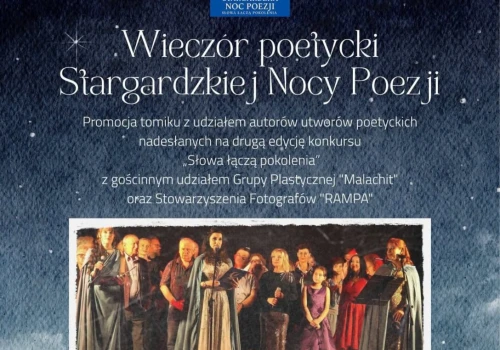80 wierszy, wiele emocji i jeden tomik. Poezja połączy pokolenia w Stargardzie