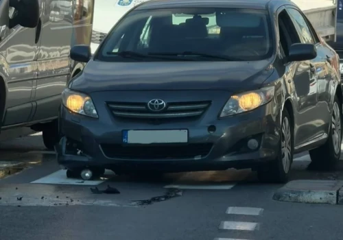 Kolizja na przejściu dla pieszych