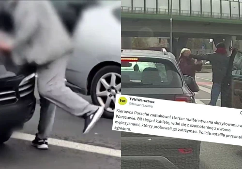 Policja ustaliła tożsamość kierowcy Porsche, który na ulicy pobił kobietę i innych świadków zdarzenia