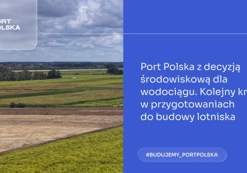 Port Polska z decyzją środowiskową dla wodociągu